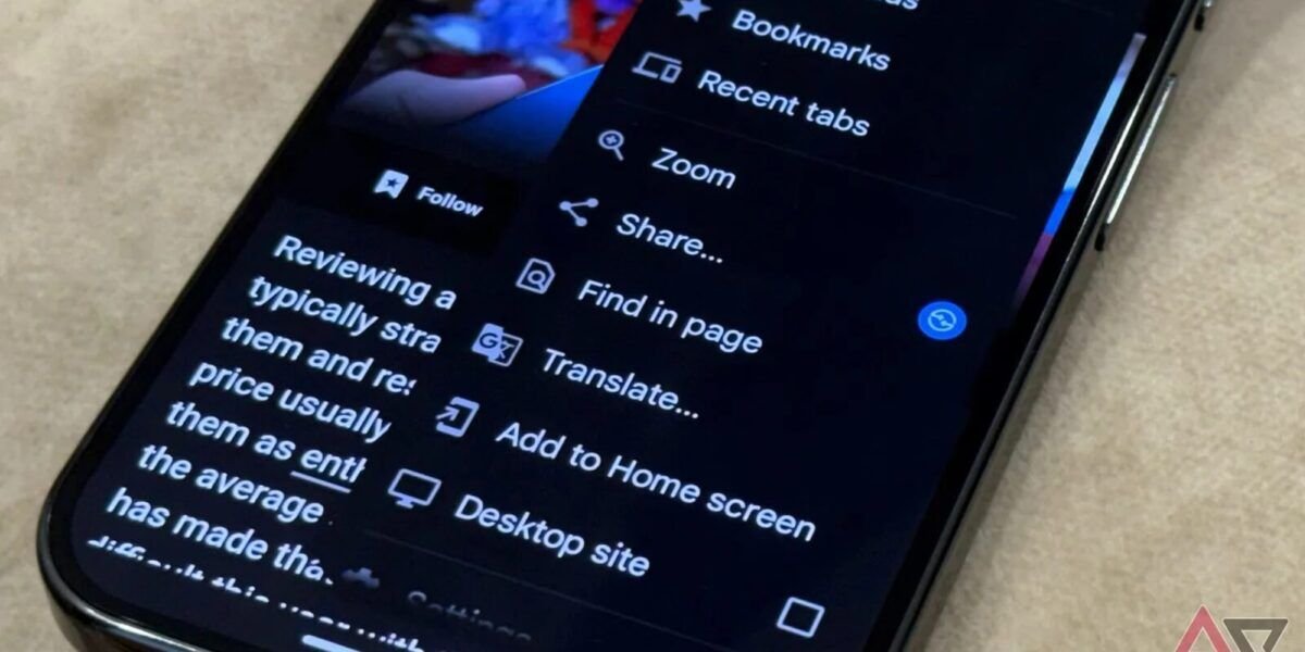 يستعير Chrome لنظام Android ميزة عبقرية من نظيره على سطح المكتب